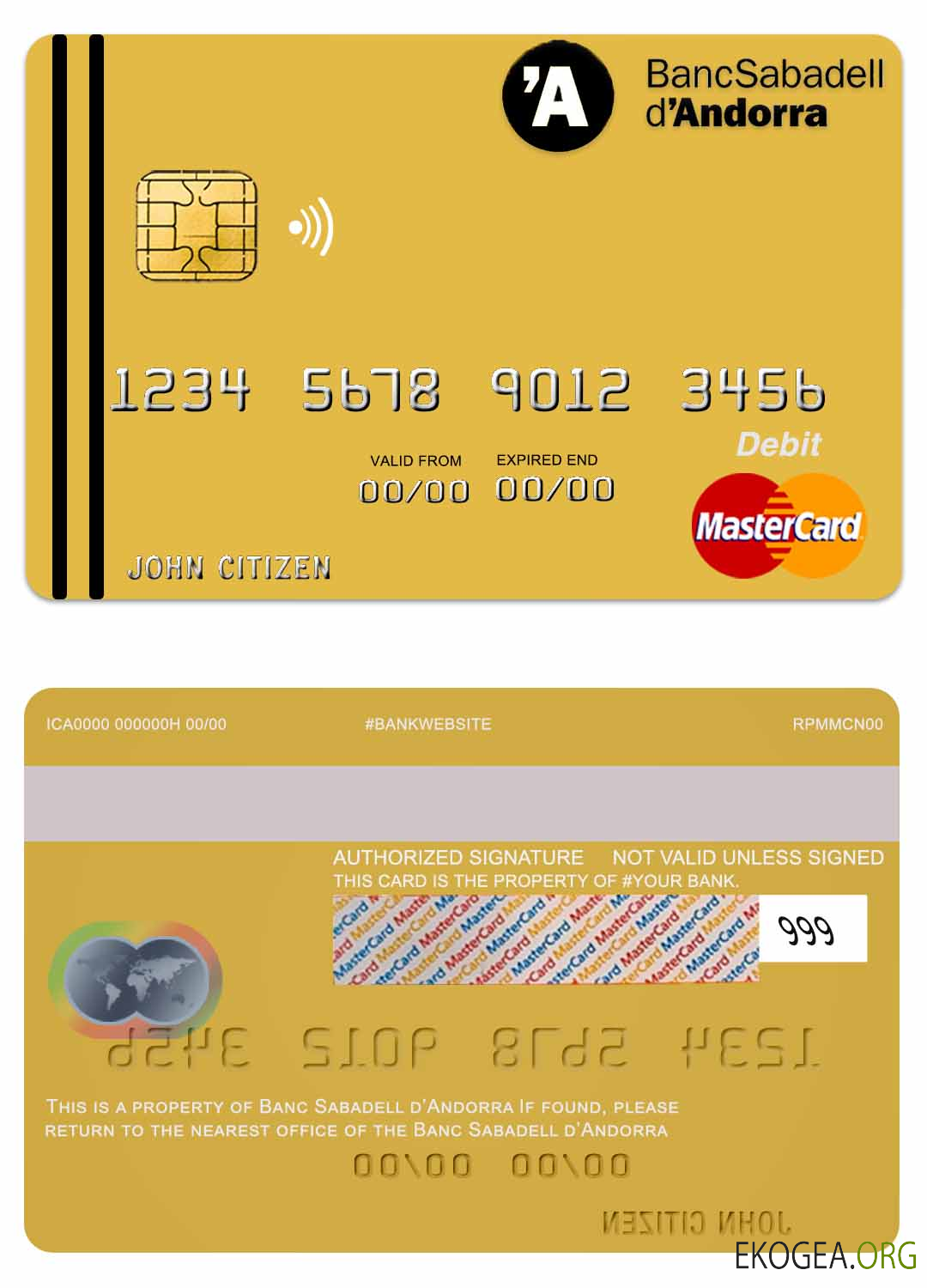 Andorre Banque Sabadell mastercard